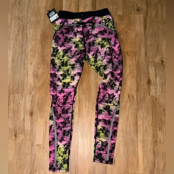 SAVAGE X FENTY Flow High-Waist Trimmed Legging Pink Palace Slowburn Lace Size M - Picture 7 of 12